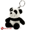 Alta calidad personalizada mini peluche panda llavero